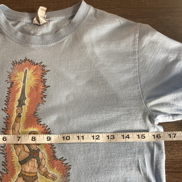 Vintage 2011 Unisex Small Baby Blue Masters of The Universe T Shirt - Picture 6 of 9